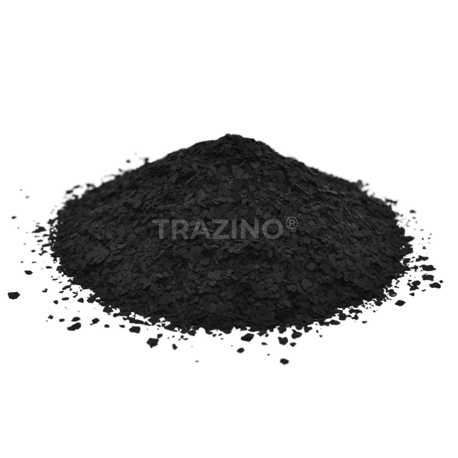 Trazino® Farbchips in Schwarz zum Einstreuen für Beschichtungen Trazino® Farbchips in Schwarz zum Einstreuen für Beschichtungen